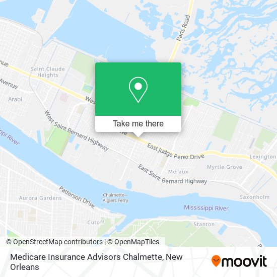 Medicare Insurance Advisors Chalmette map