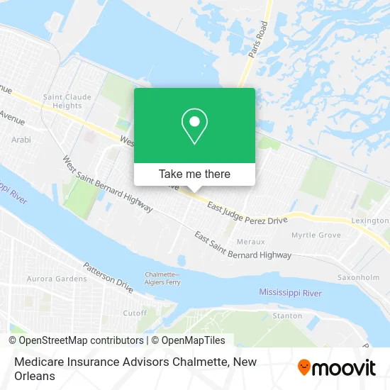 Medicare Insurance Advisors Chalmette map