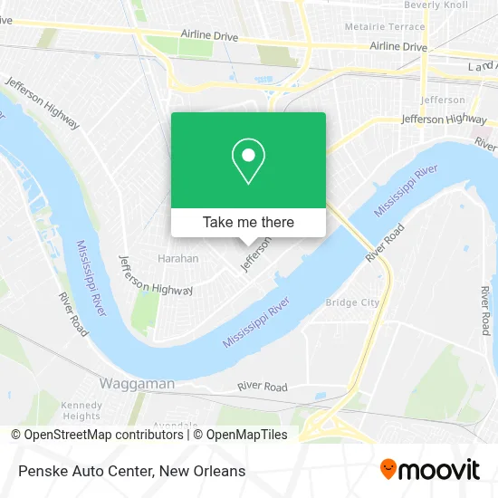 Penske Auto Center map