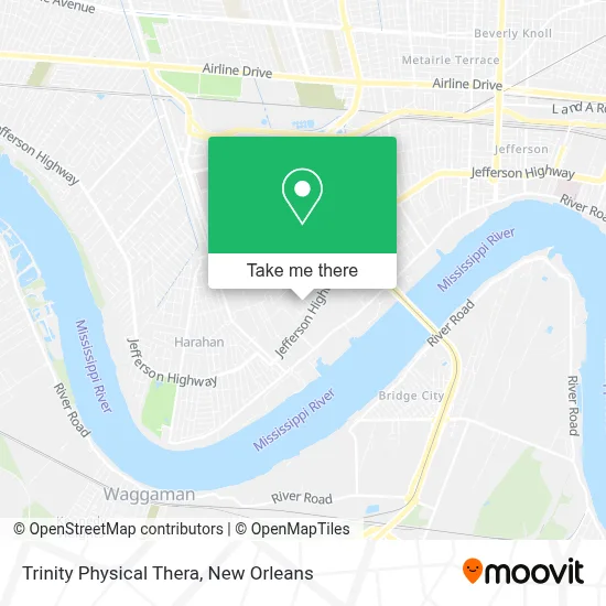 Trinity Physical Thera map