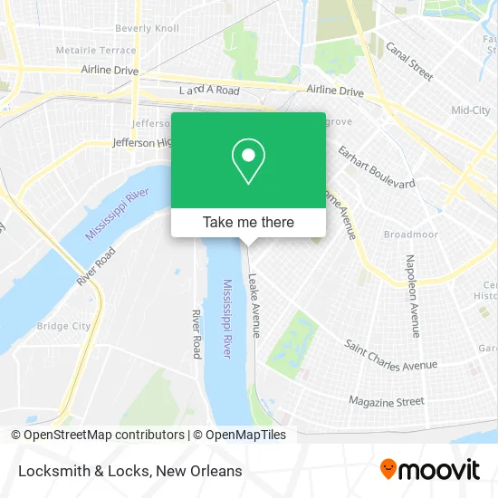 Locksmith & Locks map