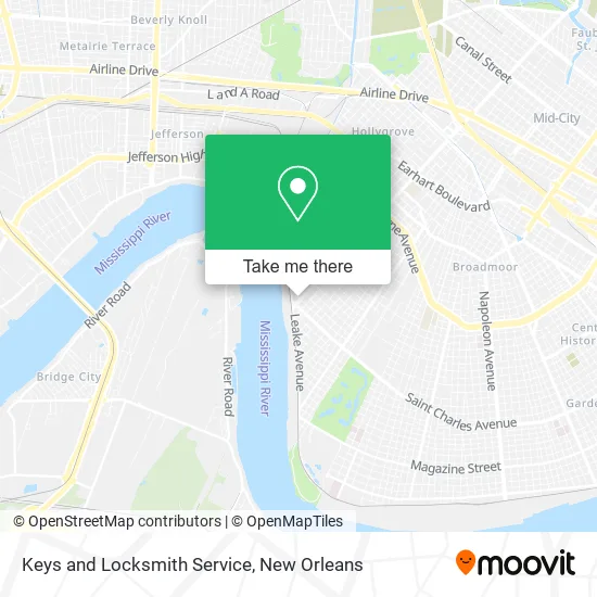 Keys and Locksmith Service map