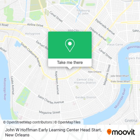 John W Hoffman Early Learning Center Head Start map