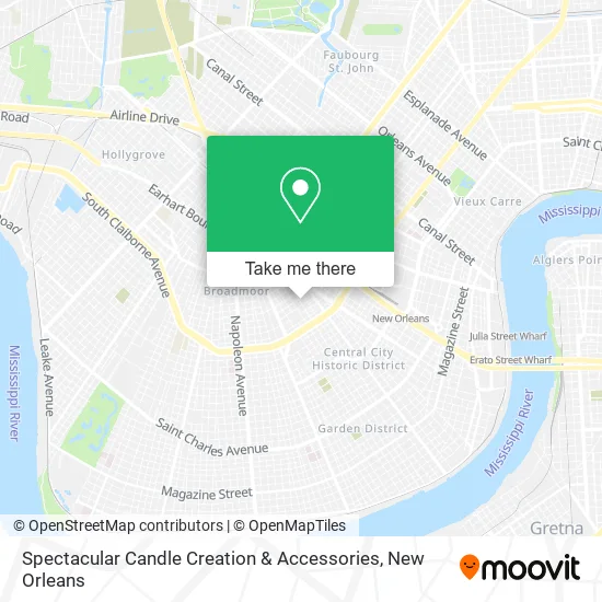 Spectacular Candle Creation & Accessories map