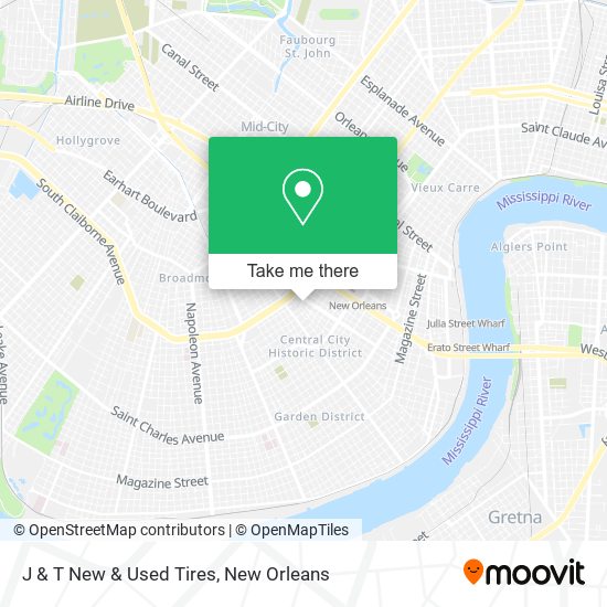 J & T New & Used Tires map
