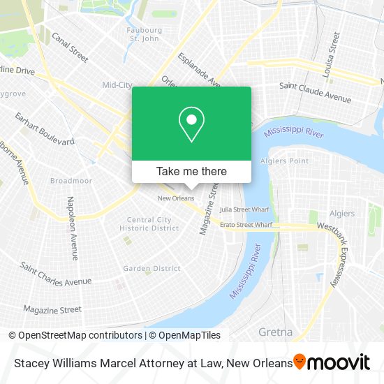 Stacey Williams Marcel Attorney at Law map