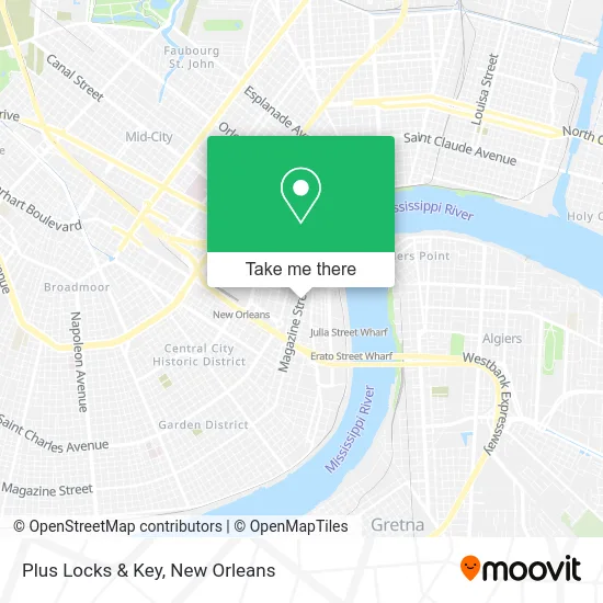 Plus Locks & Key map