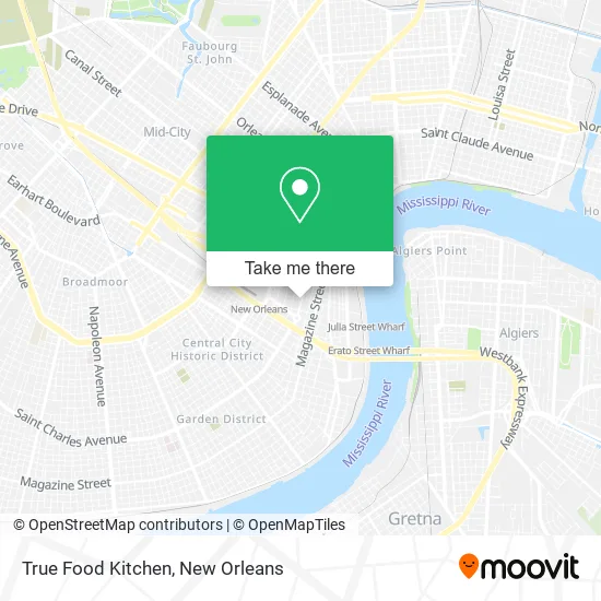 True Food Kitchen map