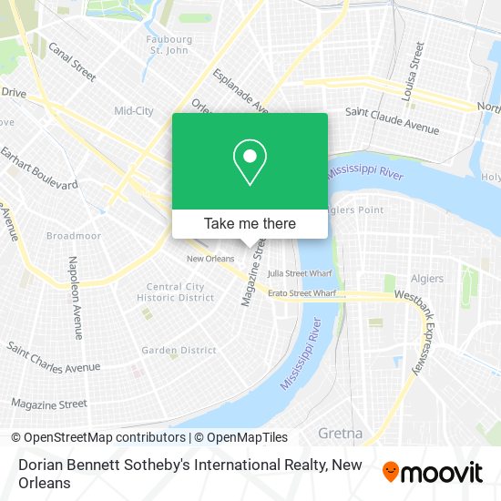 Mapa de Dorian Bennett Sotheby's International Realty