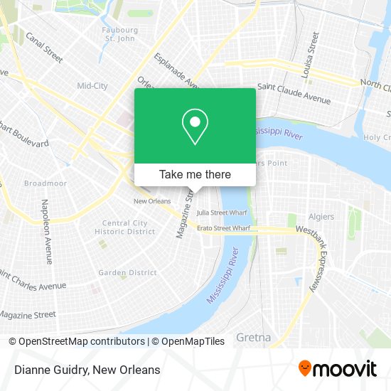 Mapa de Dianne Guidry