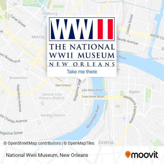 Mapa de National Wwii Museum