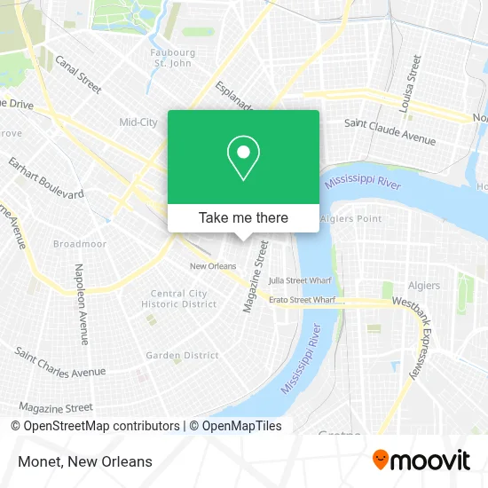 Monet map