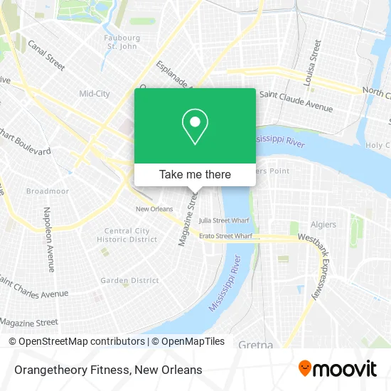 Orangetheory Fitness map