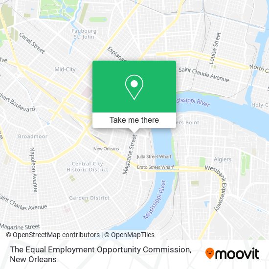 Mapa de The Equal Employment Opportunity Commission