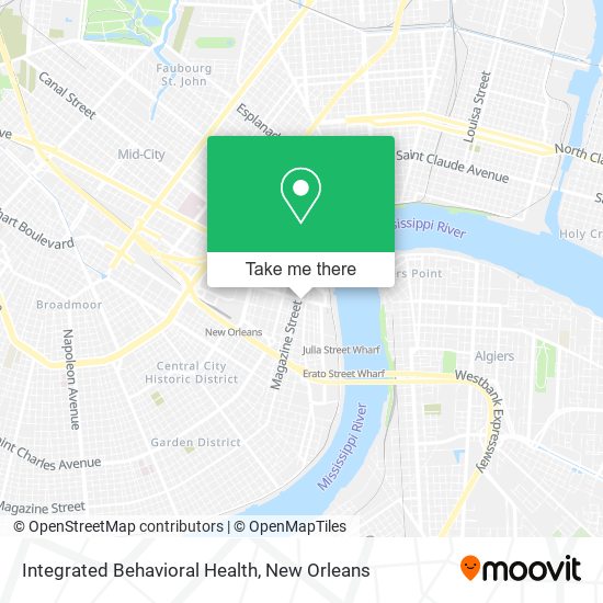 Mapa de Integrated Behavioral Health