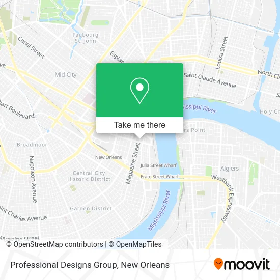 Professional Designs Group map