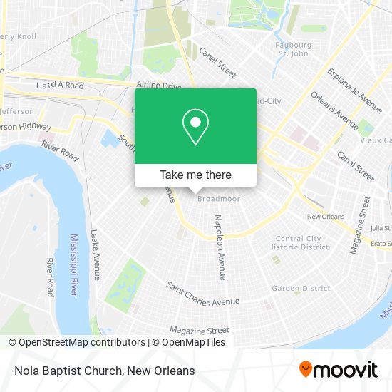 Mapa de Nola Baptist Church