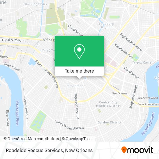 Mapa de Roadside Rescue Services