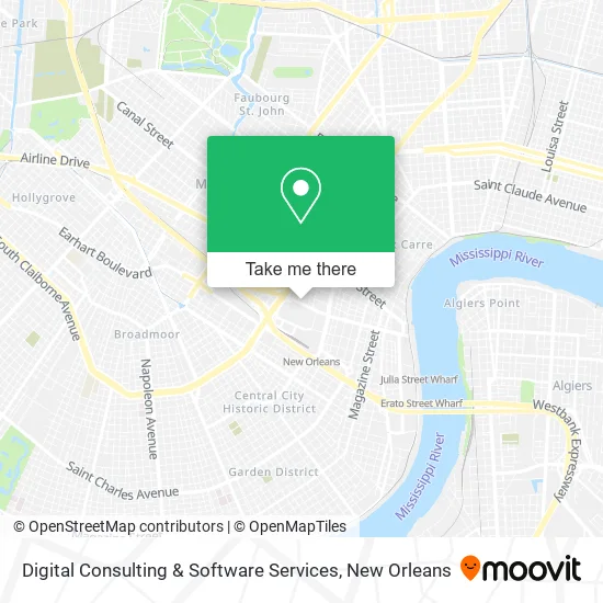 Digital Consulting & Software Services map
