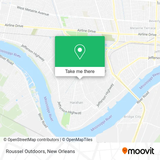 Roussel Outdoors map