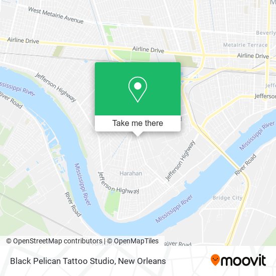 Black Pelican Tattoo Studio map