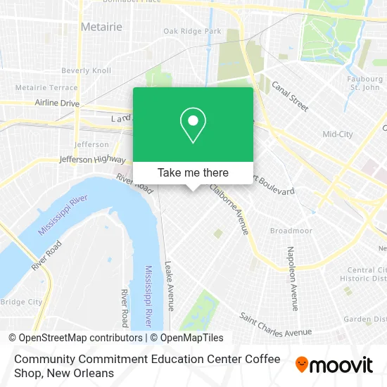Community Commitment Education Center Coffee Shop map