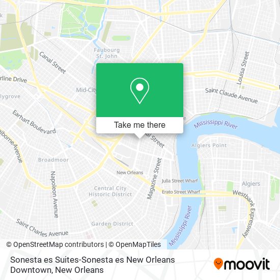 Sonesta es Suites-Sonesta es New Orleans Downtown map