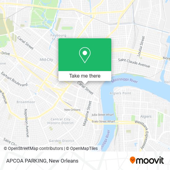 APCOA PARKING map