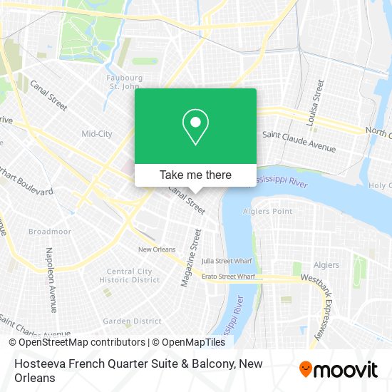 Hosteeva French Quarter Suite & Balcony map