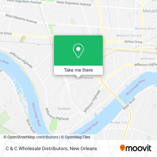C & C Wholesale Distributors map