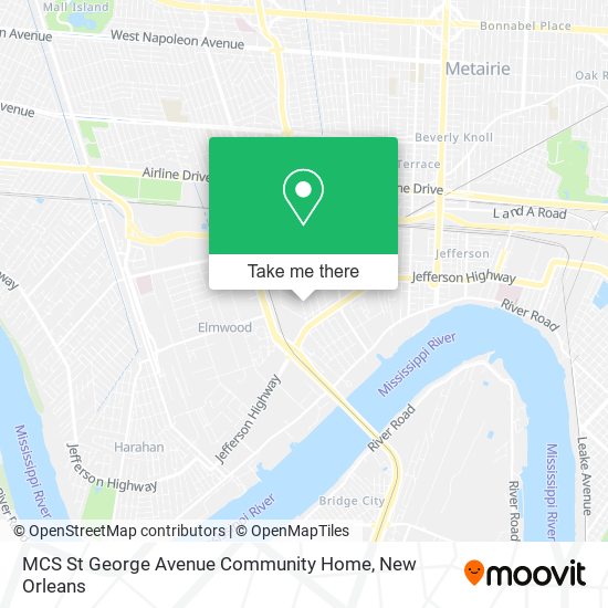 MCS St George Avenue Community Home map
