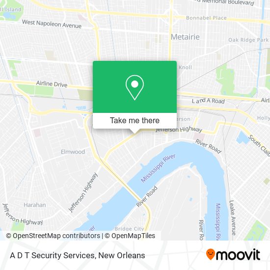 A D T Security Services map