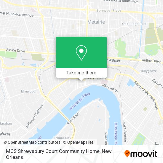 MCS Shrewsbury Court Community Home map