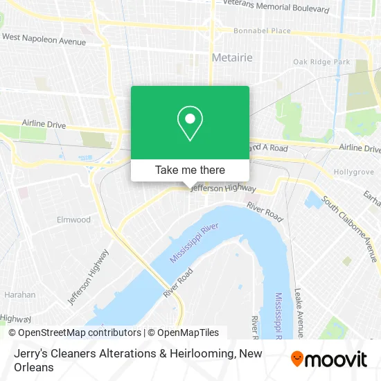 Mapa de Jerry's Cleaners Alterations & Heirlooming