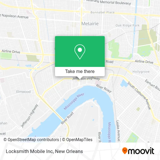 Locksmith Mobile Inc map