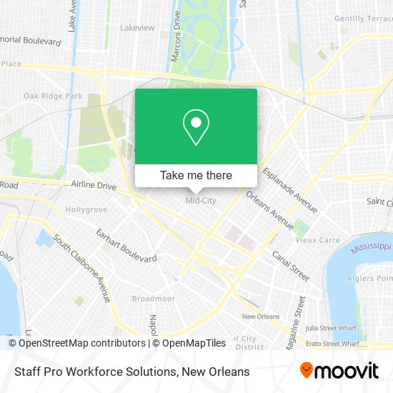 Mapa de Staff Pro Workforce Solutions