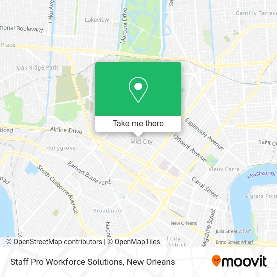 Staff Pro Workforce Solutions map