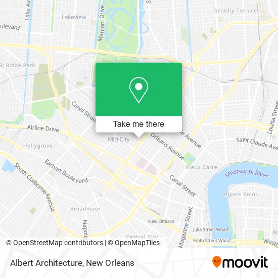 Mapa de Albert Architecture