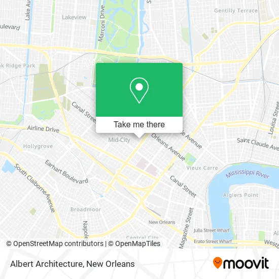 Albert Architecture map