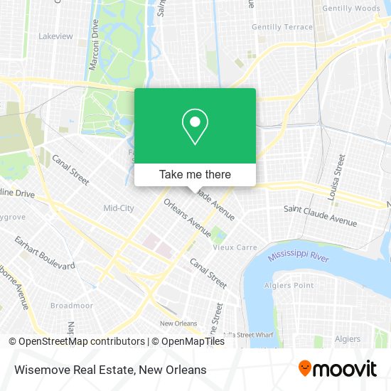 Wisemove Real Estate map