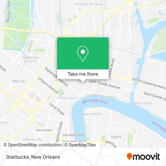 STARBUCKS map