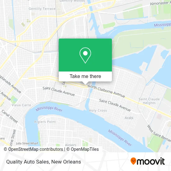 Quality Auto Sales map