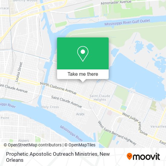 Mapa de Prophetic Apostolic Outreach Ministries
