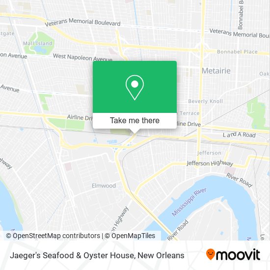 Jaeger's Seafood & Oyster House map