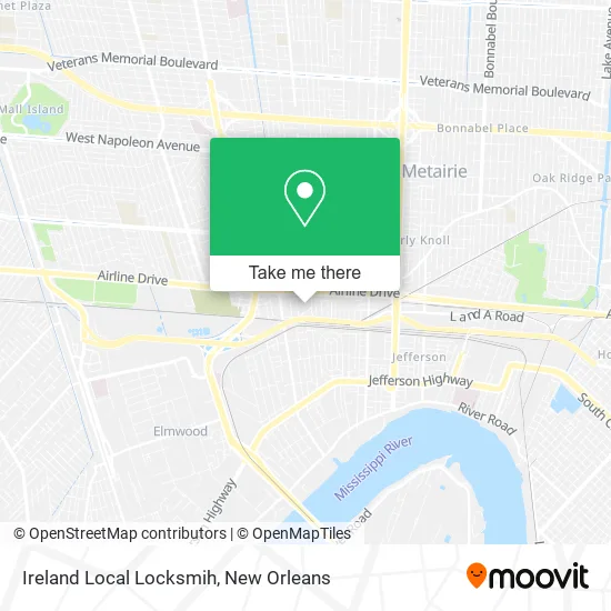 Ireland Local Locksmih map