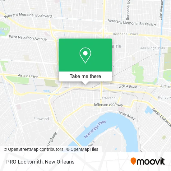 PRO Locksmith map
