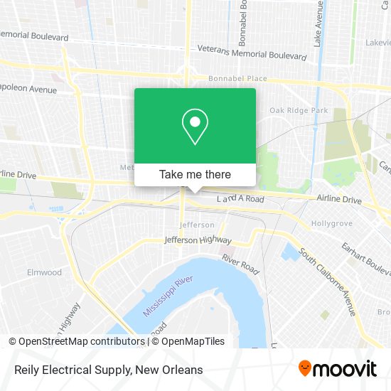 Reily Electrical Supply map