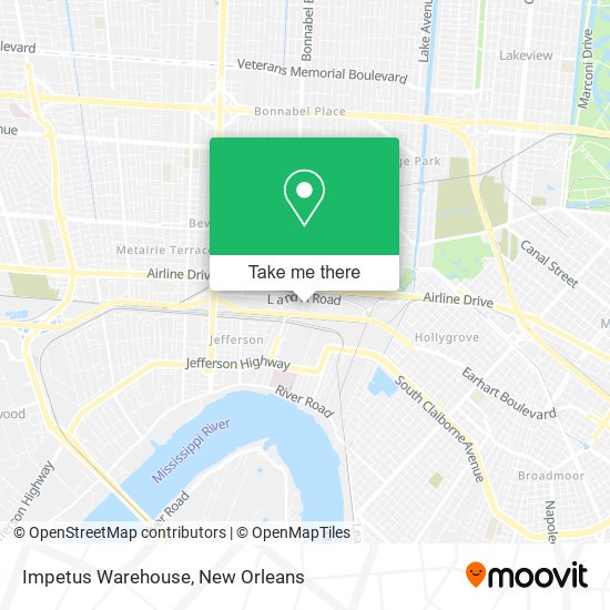 Impetus Warehouse map