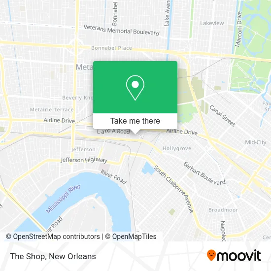 The Shop map