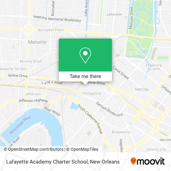 Lafayette Academy Charter School map